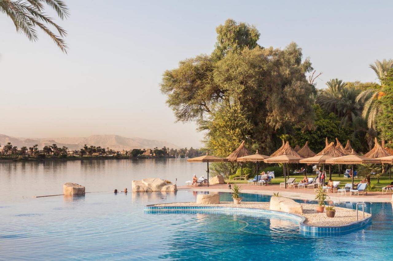 Jolie Ville Hotel & Spa Kings Island Luxor Bagian luar foto The pool at the Old Cataract Hotel